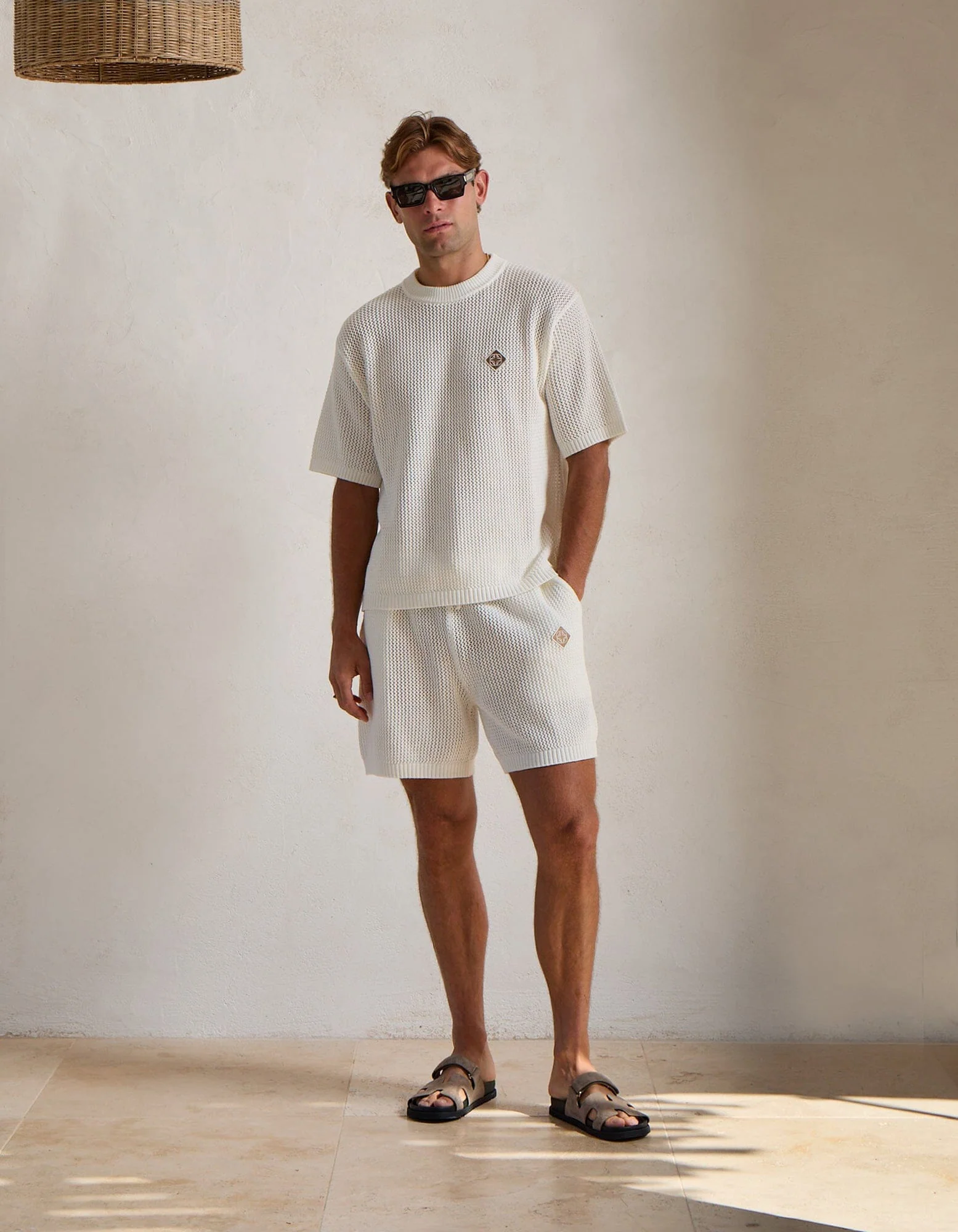White Crochet T-Shirt - Image 3