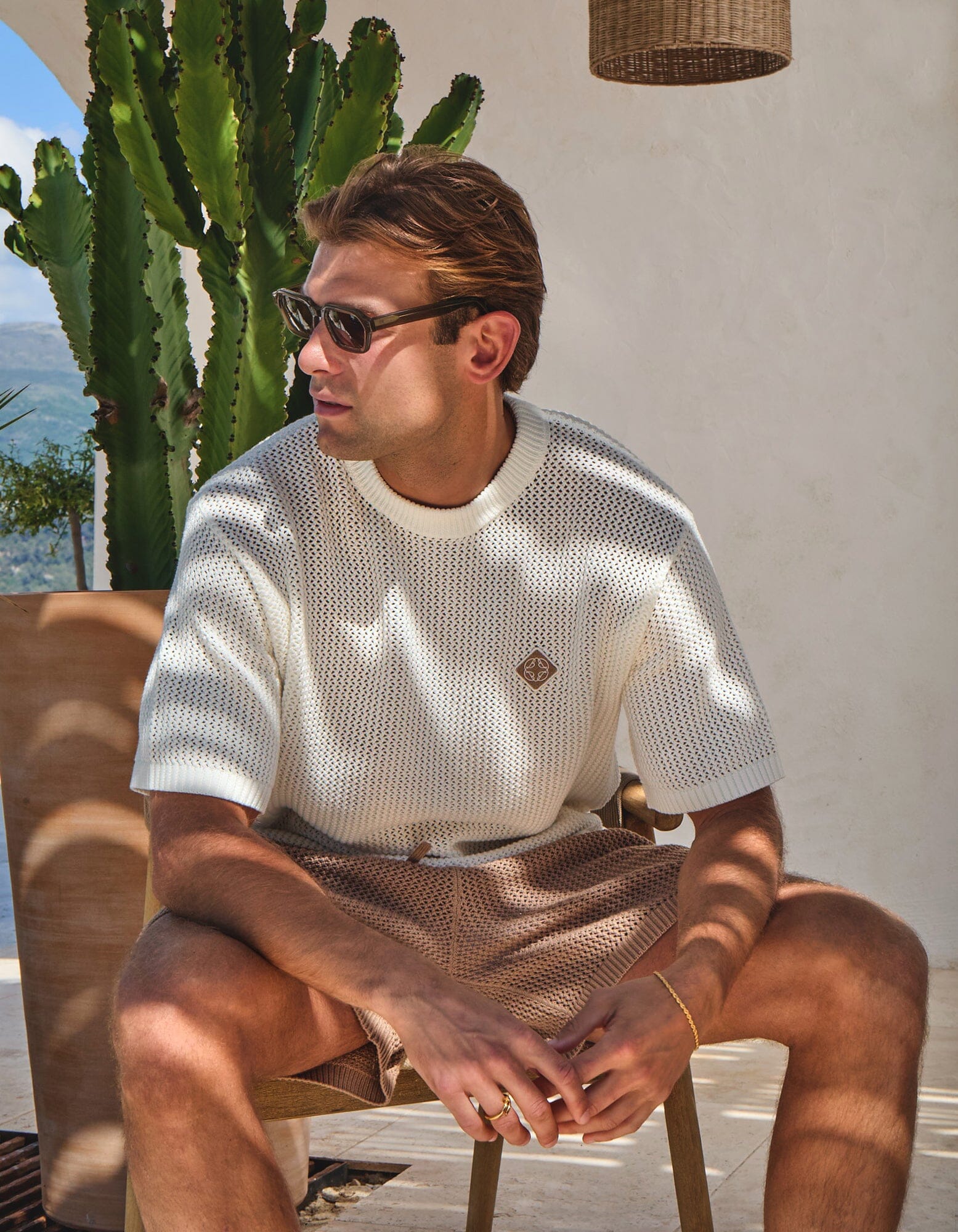 White Crochet T-Shirt - Image 4