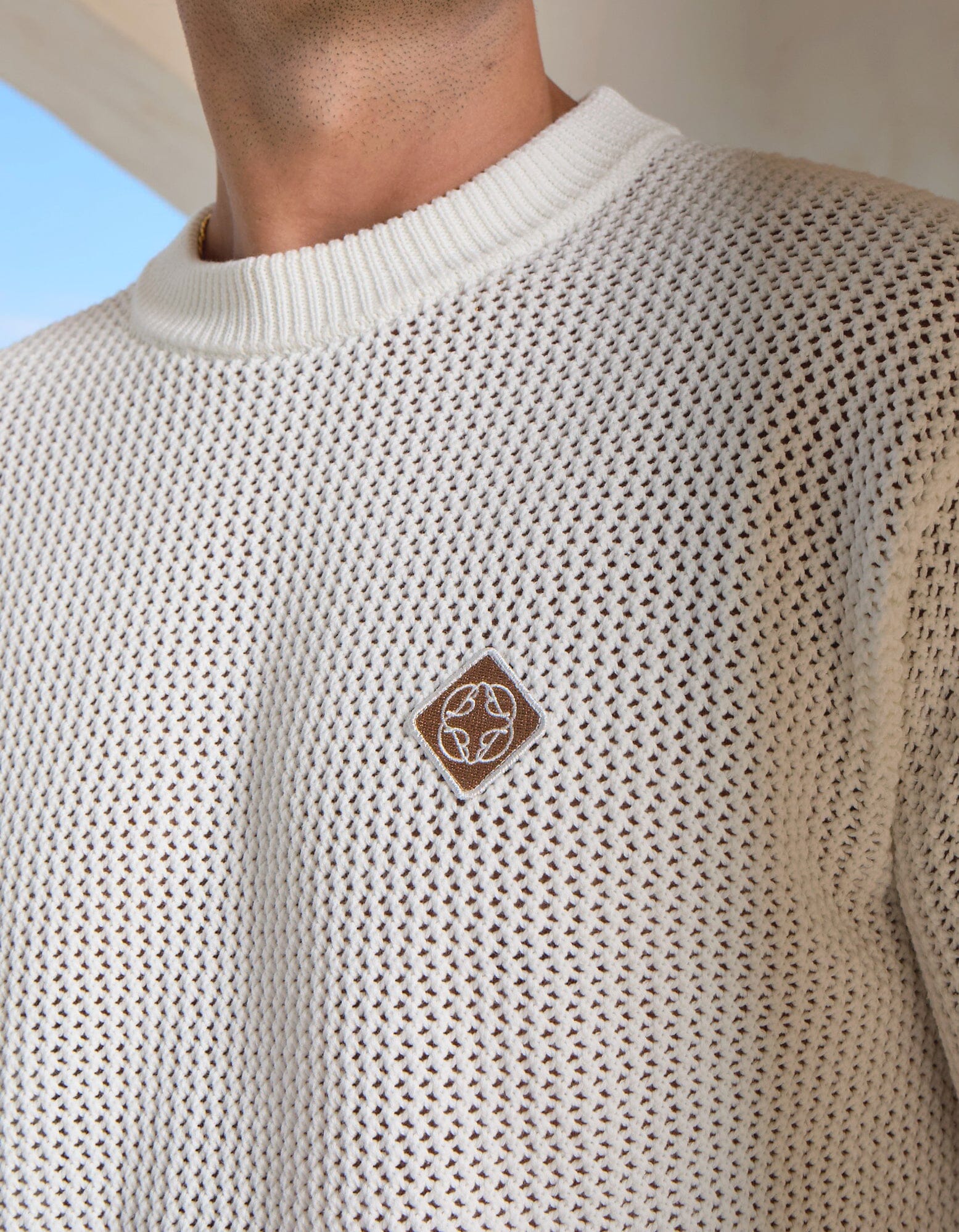 White Crochet T-Shirt - Image 6
