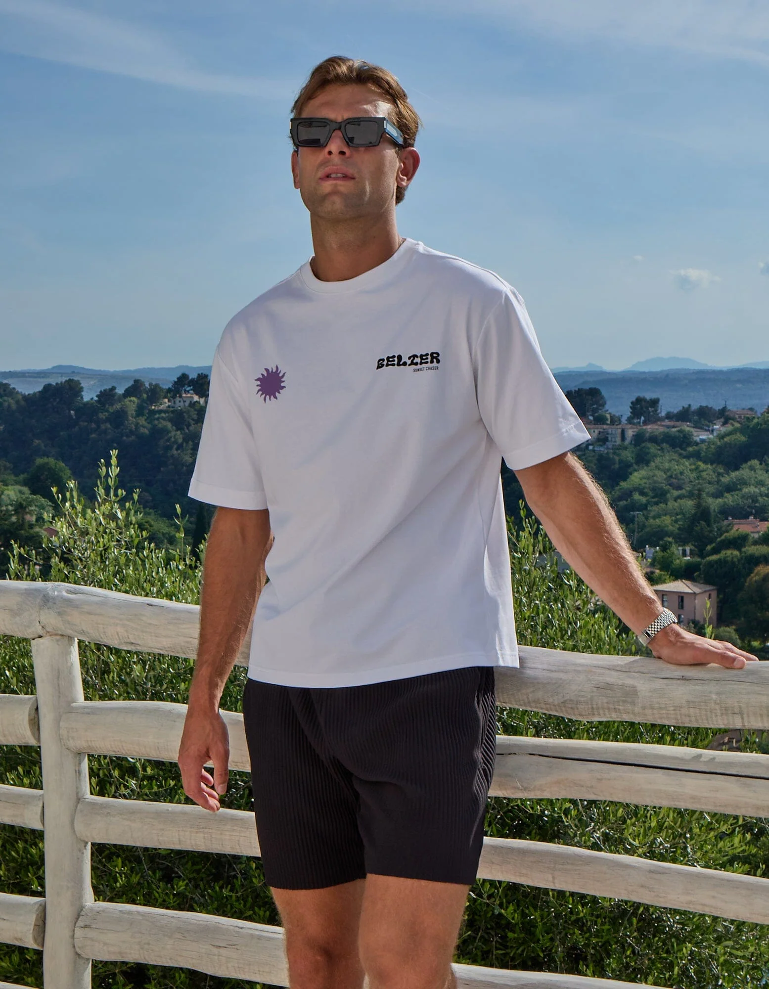 White Sunchaser T-Shirt - Image 2