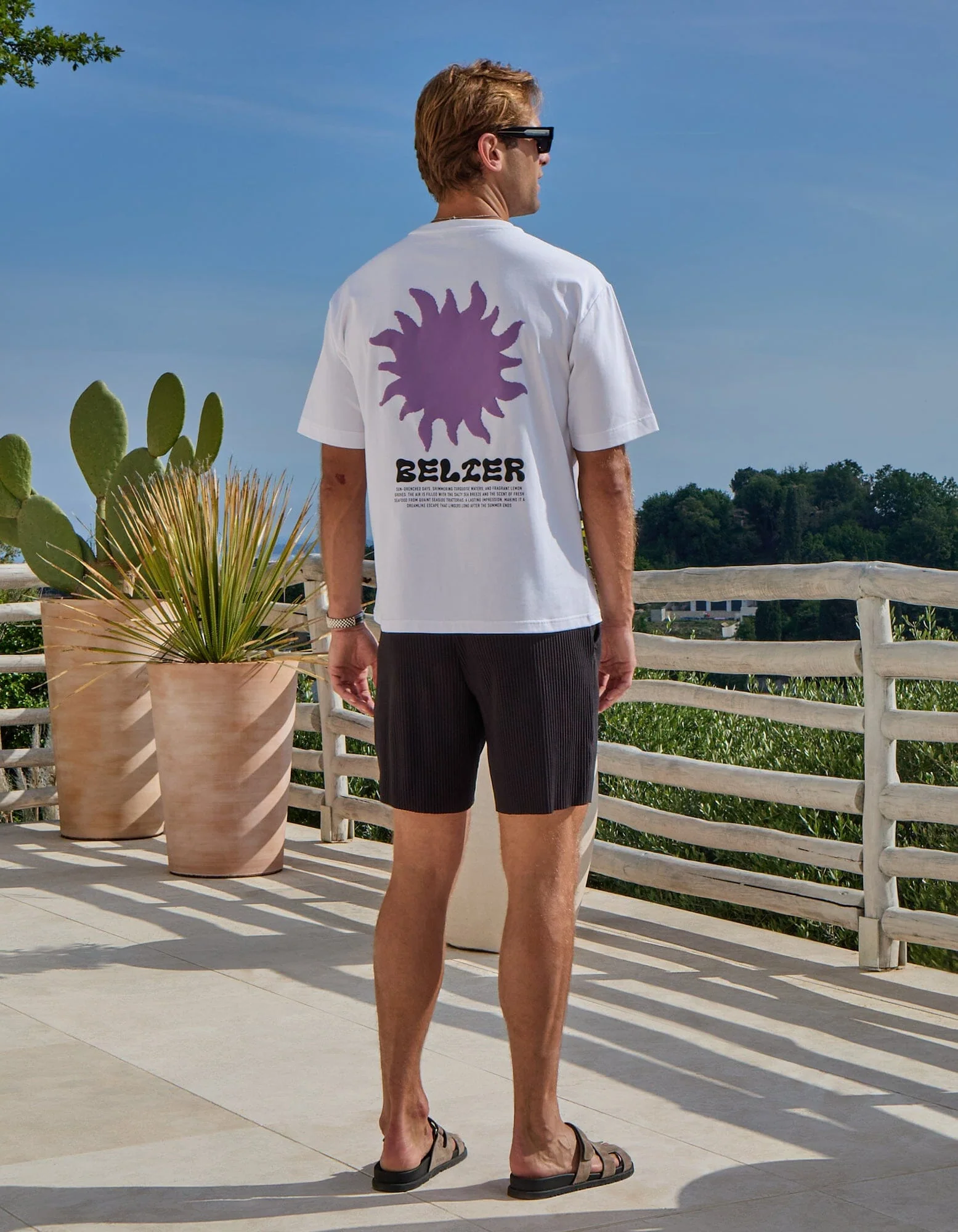 White Sunchaser T-Shirt - Image 3
