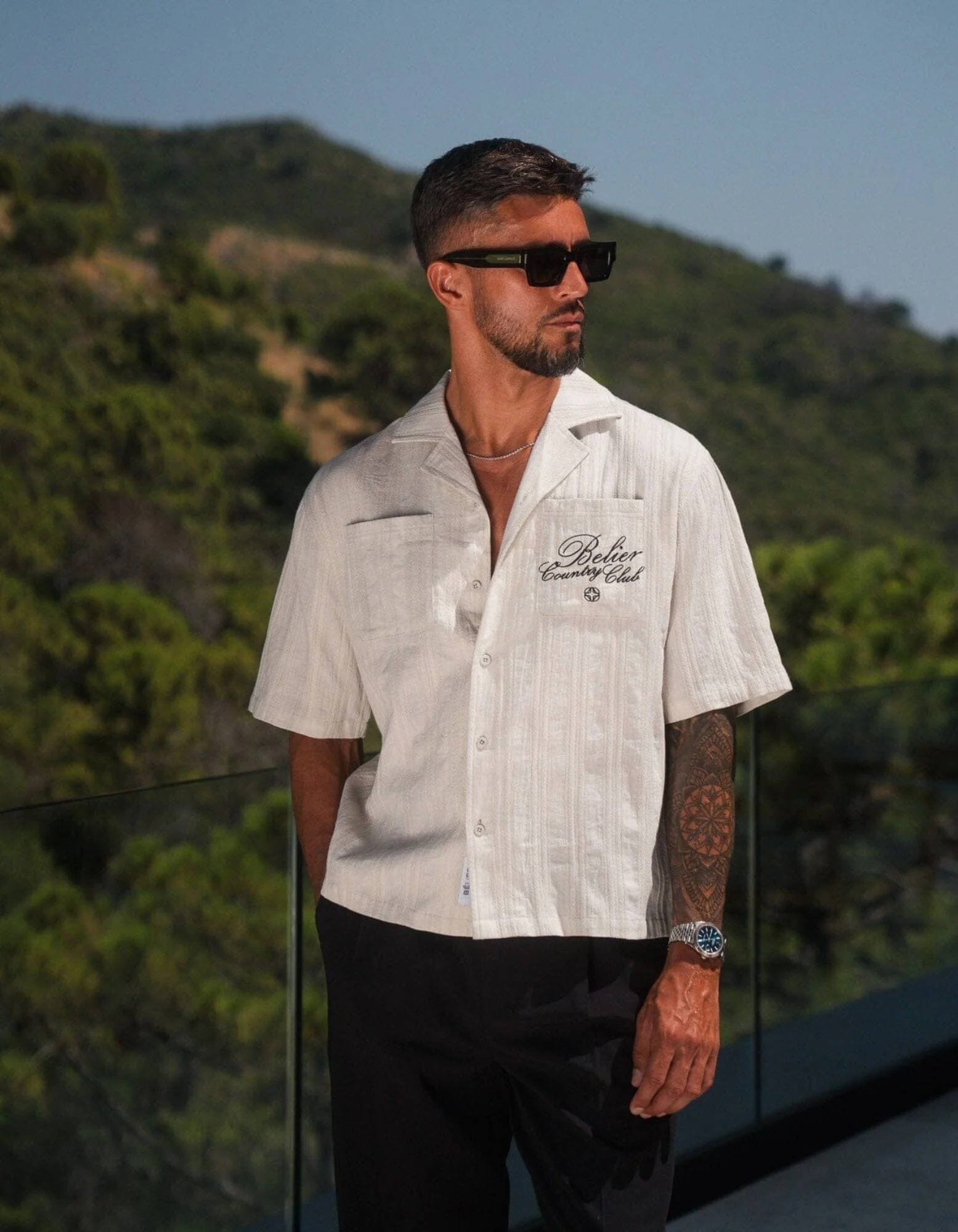 Stone Textured Club Shirt