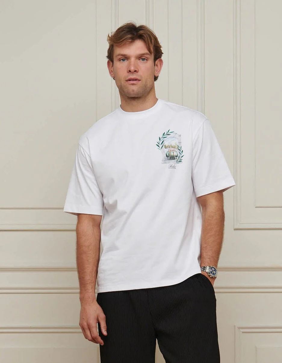White Val d'Isère Arch T-Shirt - Image 2
