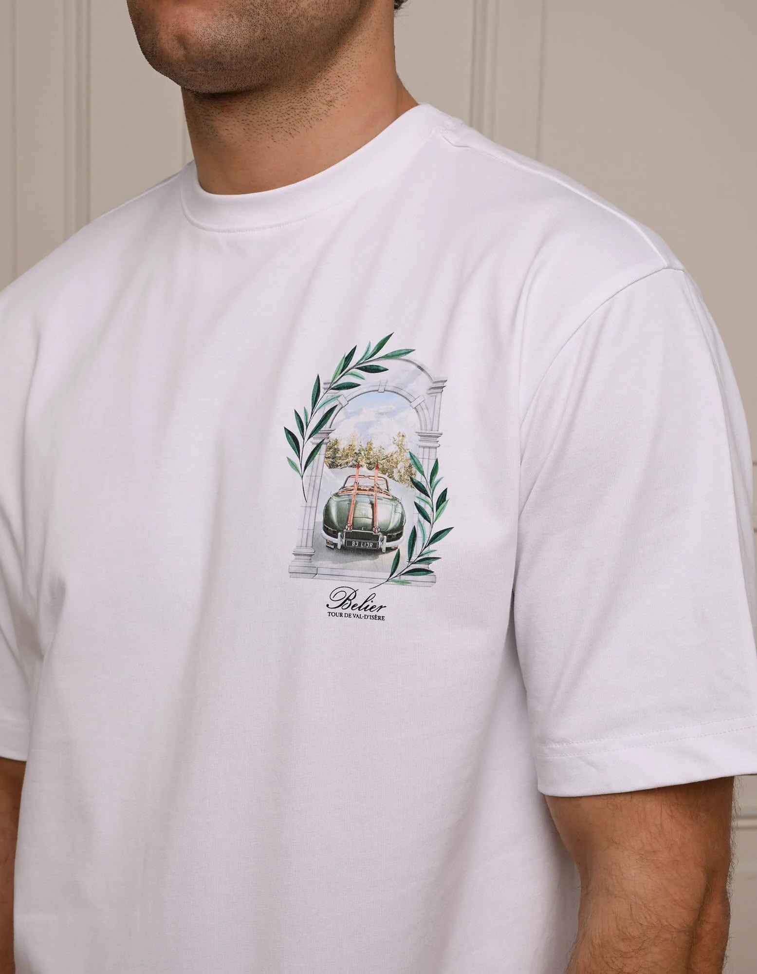 White Val d'Isère Arch T-Shirt - Image 3